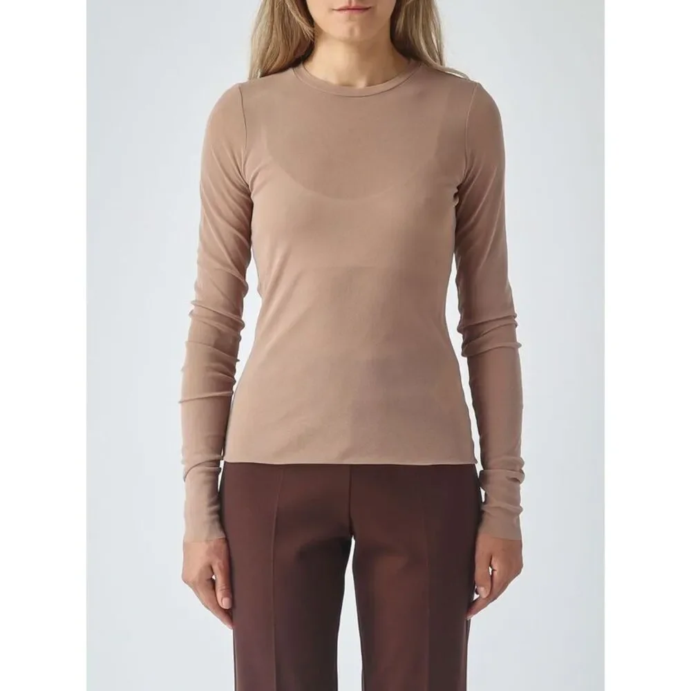 Meimeij Women Meimeij Long-Sleeved Polyamide Slim Fit Top